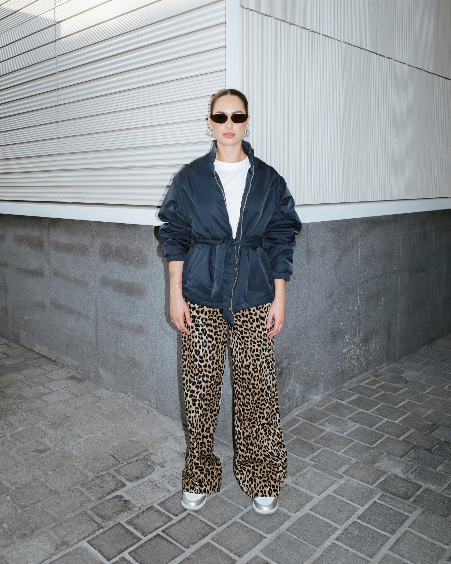 Leopard print pants