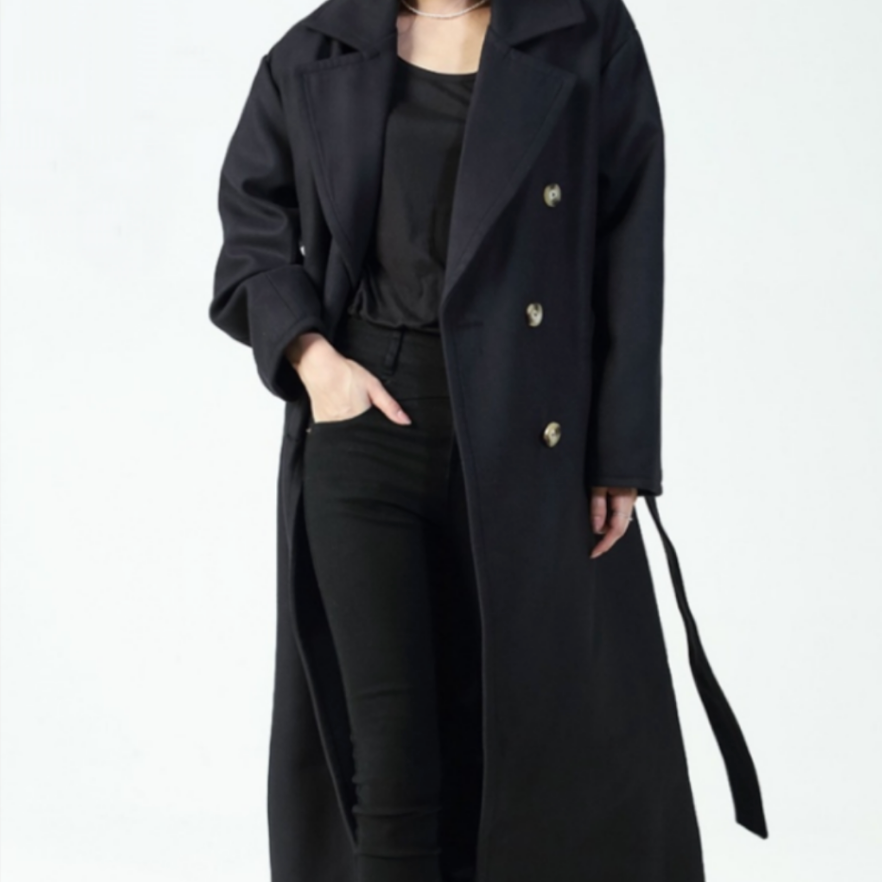 Long Belted Coat