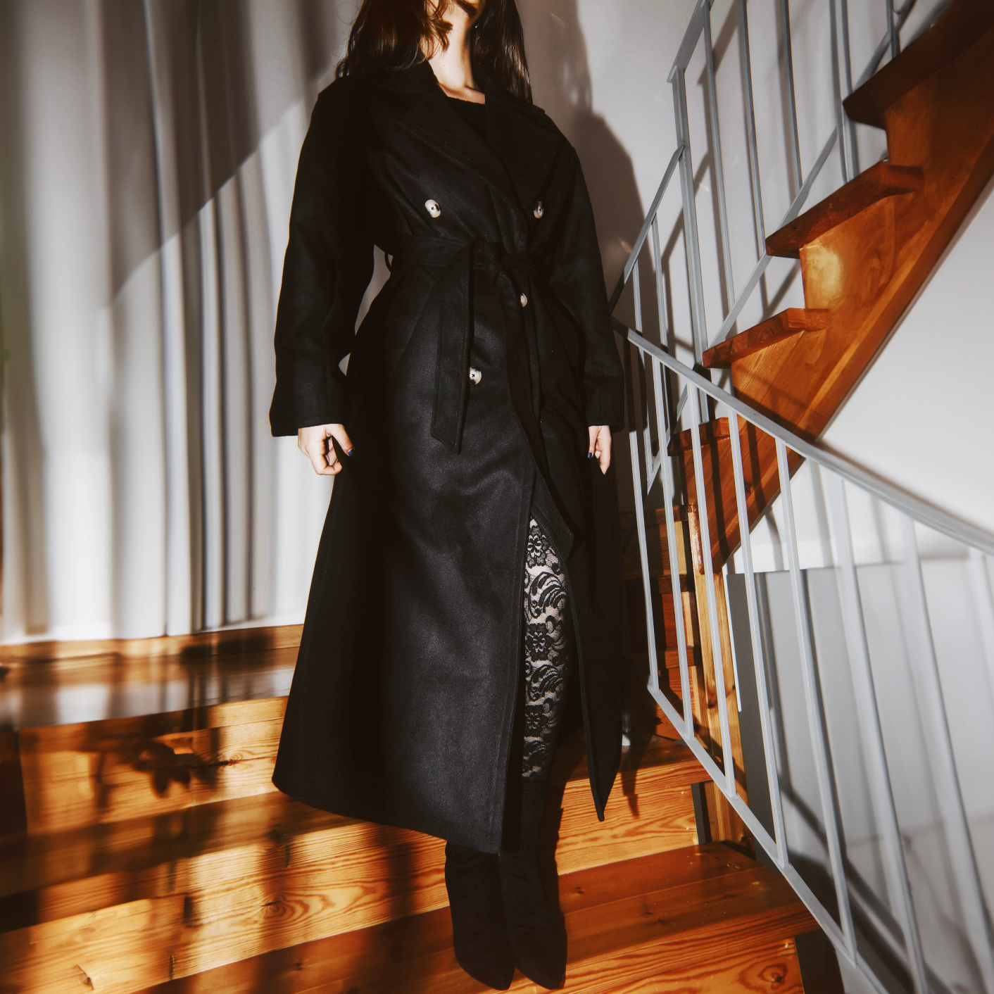Long Belted Coat