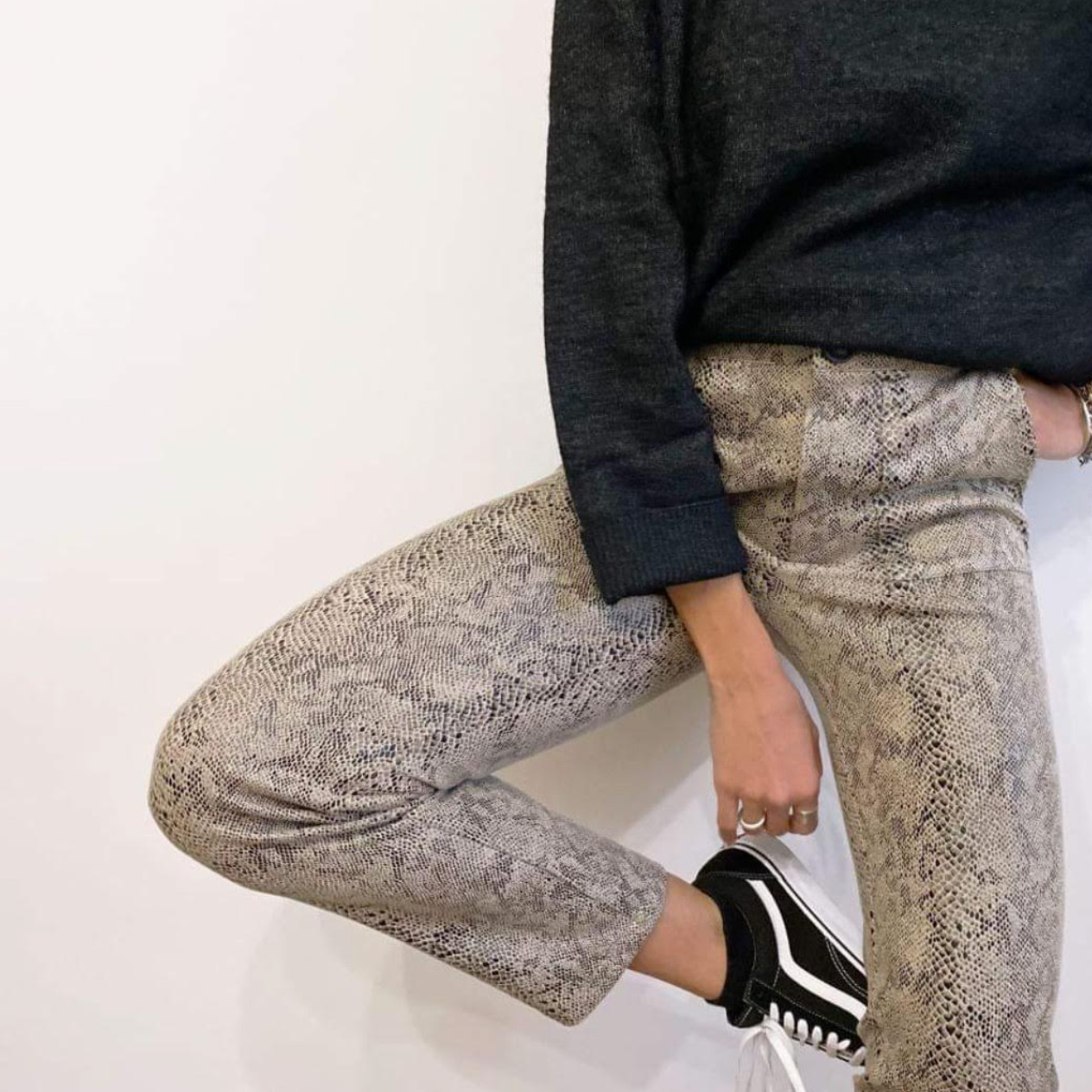 Snake Effect Pants