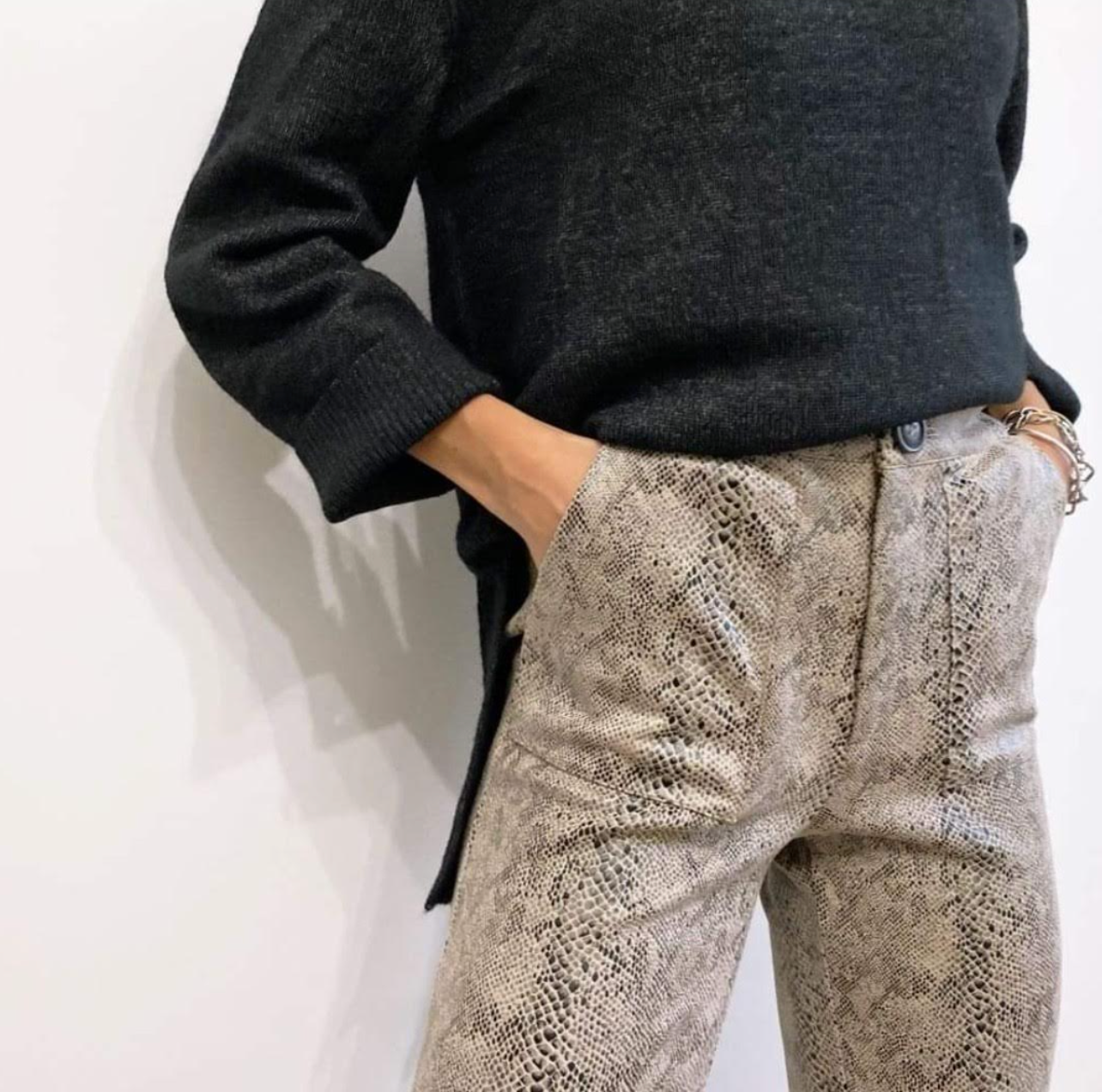 Snake Effect Pants