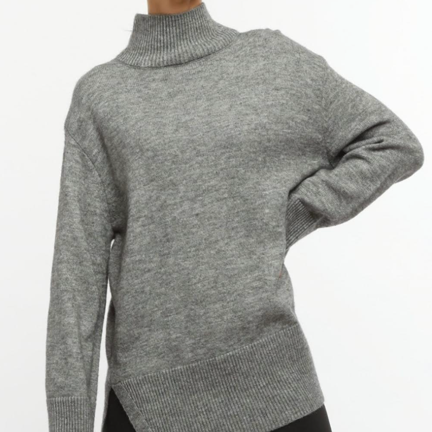 Grey Polo Neck
