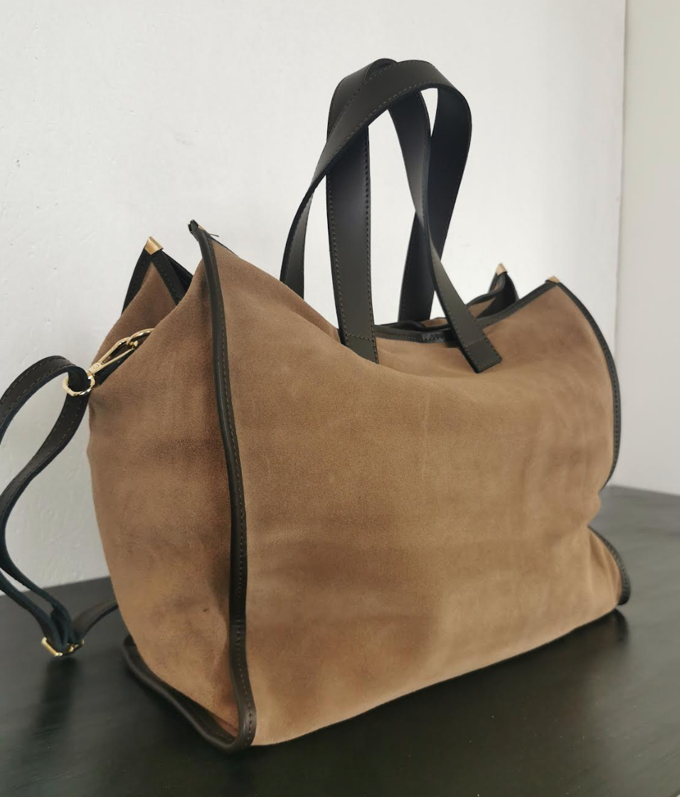 Suede Tote Bag