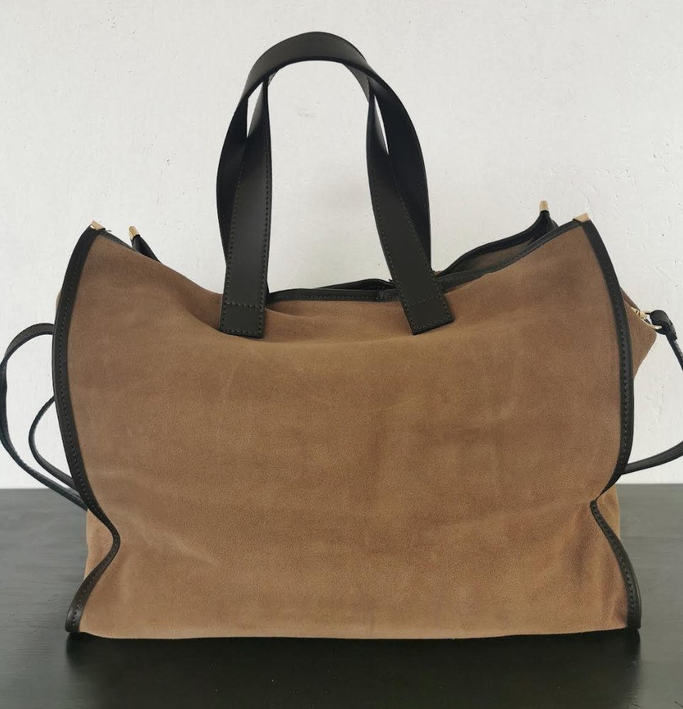 Suede Tote Bag