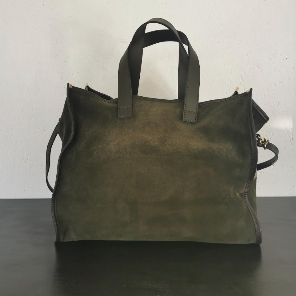 Suede Tote Bag