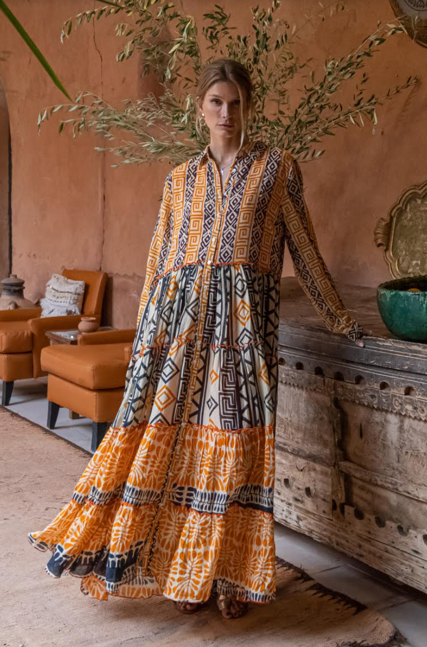 Printed Cuba Dress