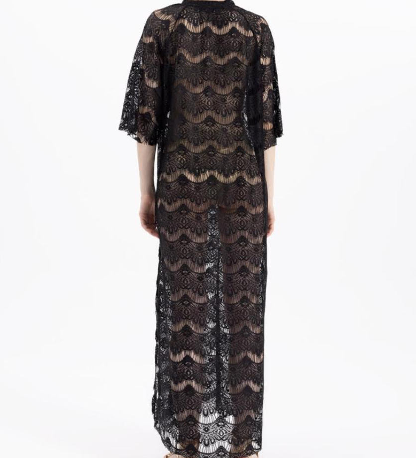Long Lace Kimono