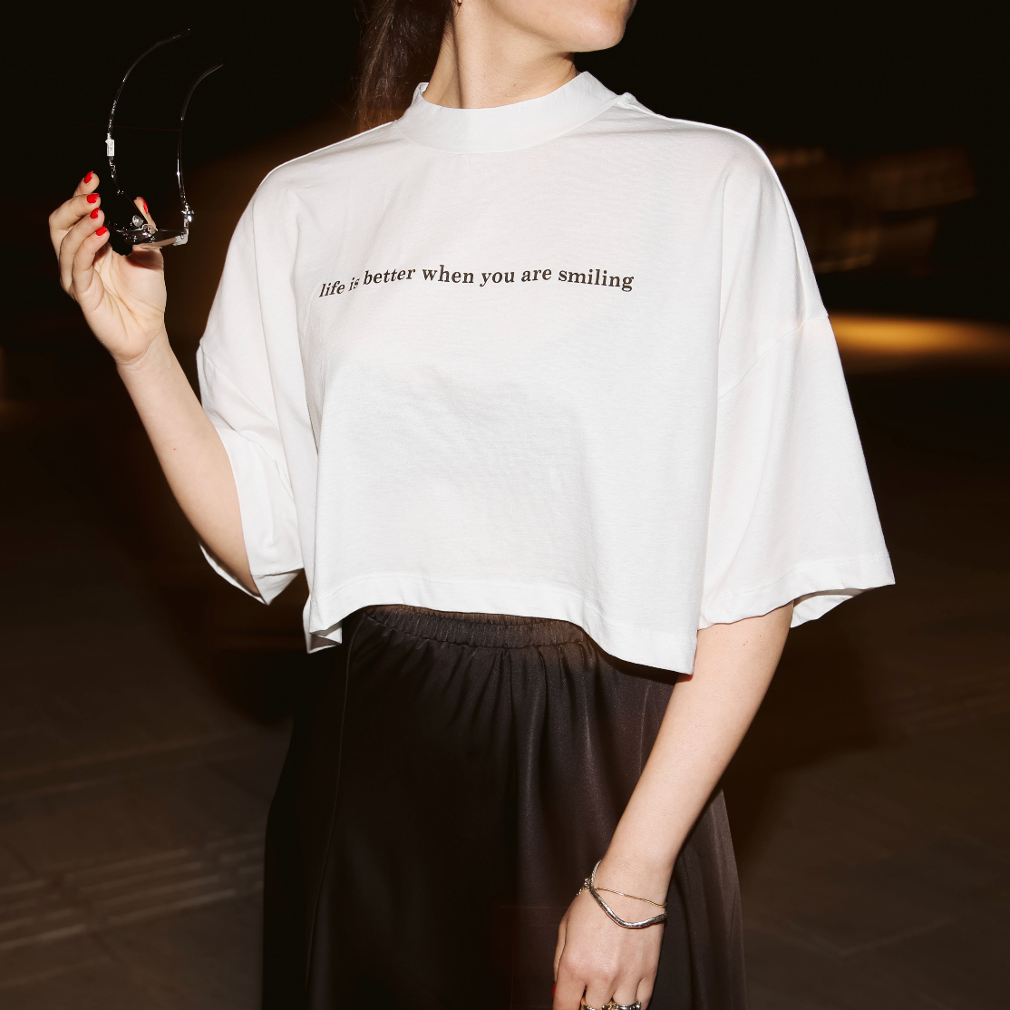 Cropped t-shirt