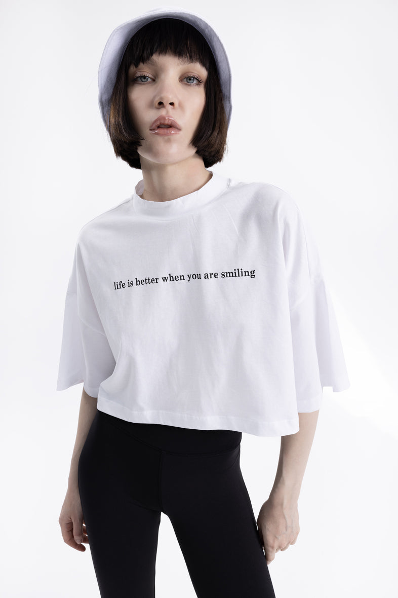 Cropped t-shirt
