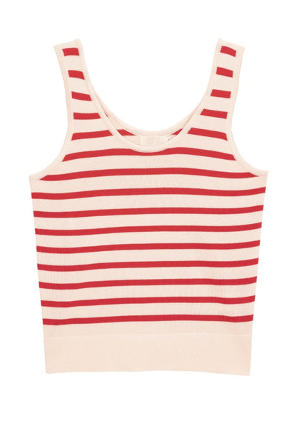 Red stripes T-shirt