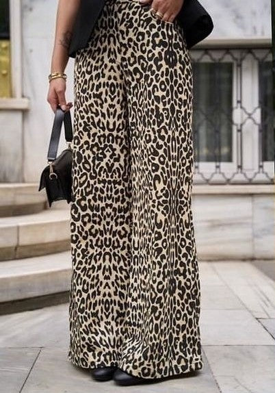 Leopard print pants