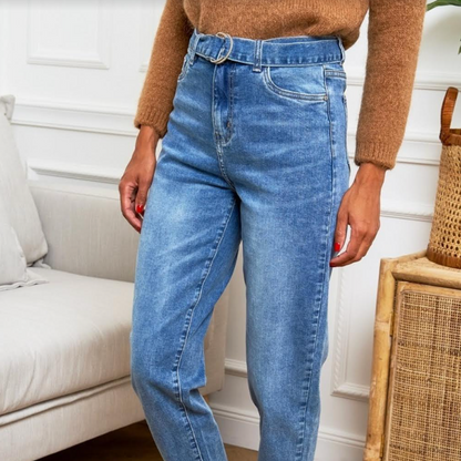 Mum-fit Jean with Belt