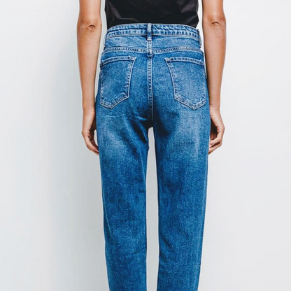 Mom Fit Straight Denim