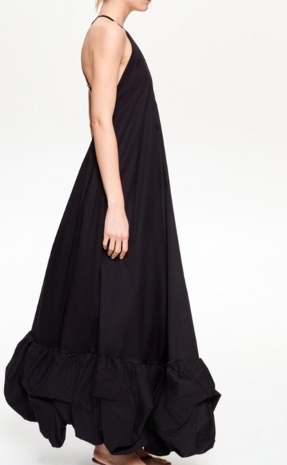 Long Backless Ball Dress