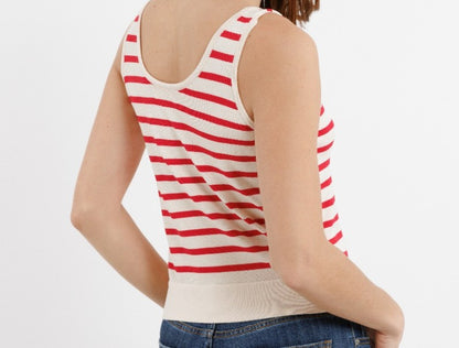 Red stripes T-shirt